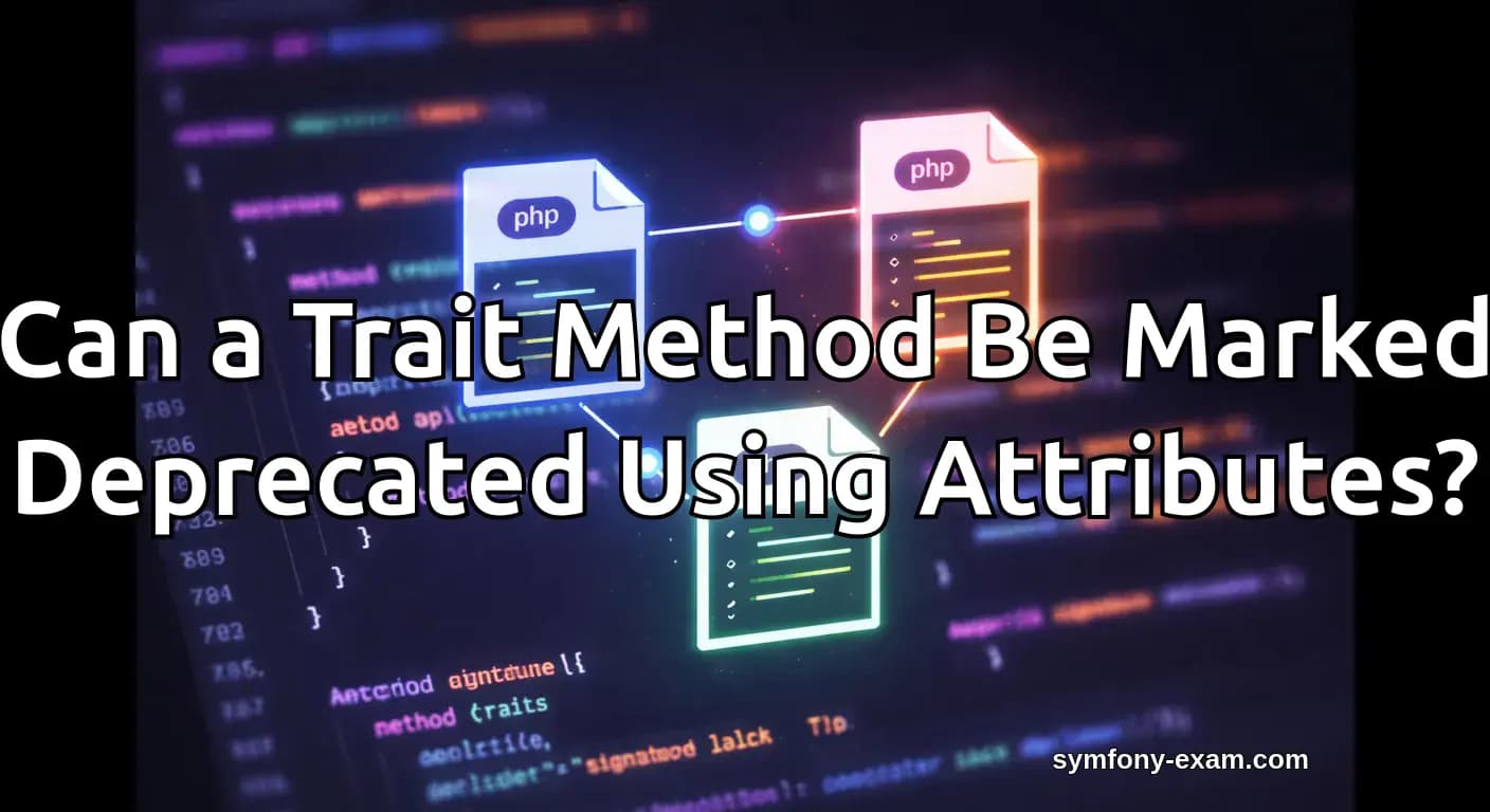 Can a Trait Method Be Marked Deprecated Using Attributes?