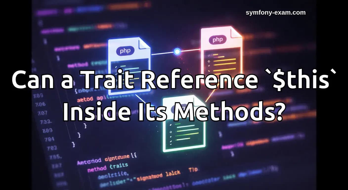 Can a Trait Reference `$this` Inside Its Methods?