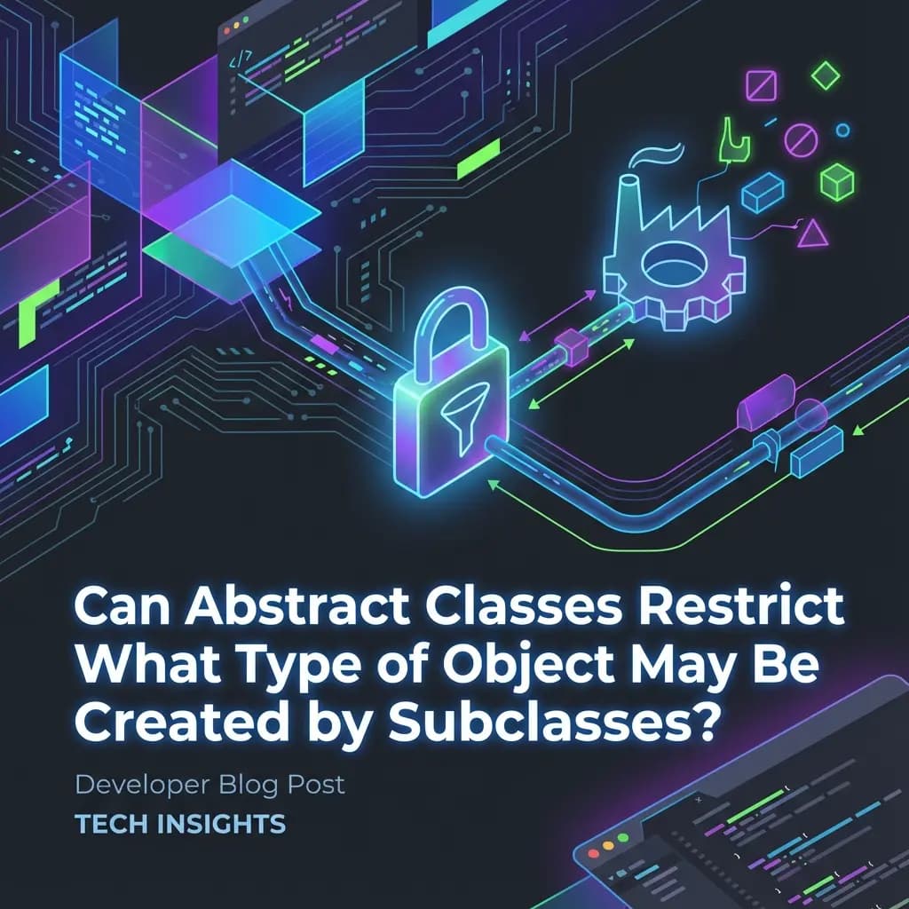 Can Abstract Classes Restrict What Type of Object May Be