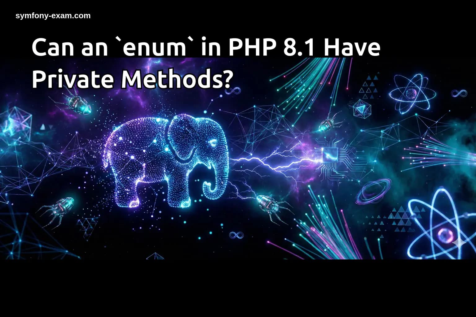 Can an `enum` in PHP 8.1 Have Private Methods?