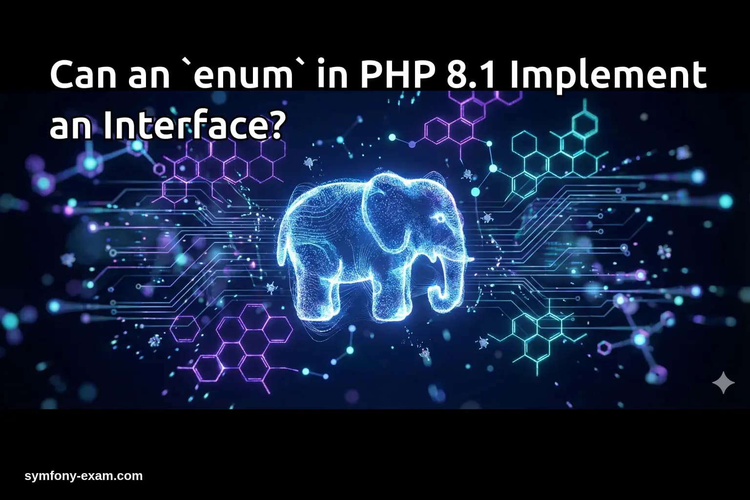Can an `enum` in PHP 8.1 Implement an Interface?