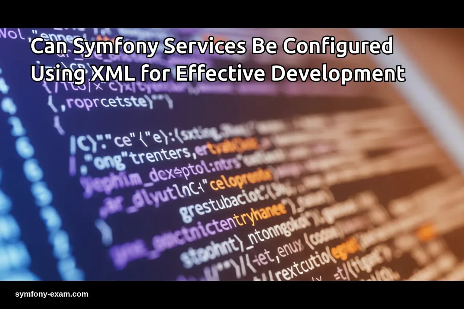 Can Symfony Services Be Configured Using XML for Effective Development
