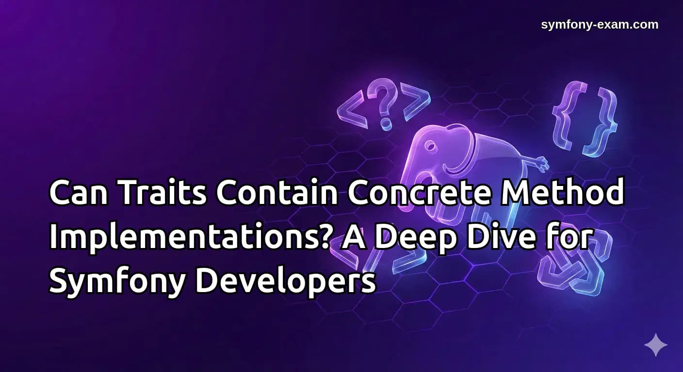 Traits in PHP: Concrete Methods for Symfony Certification