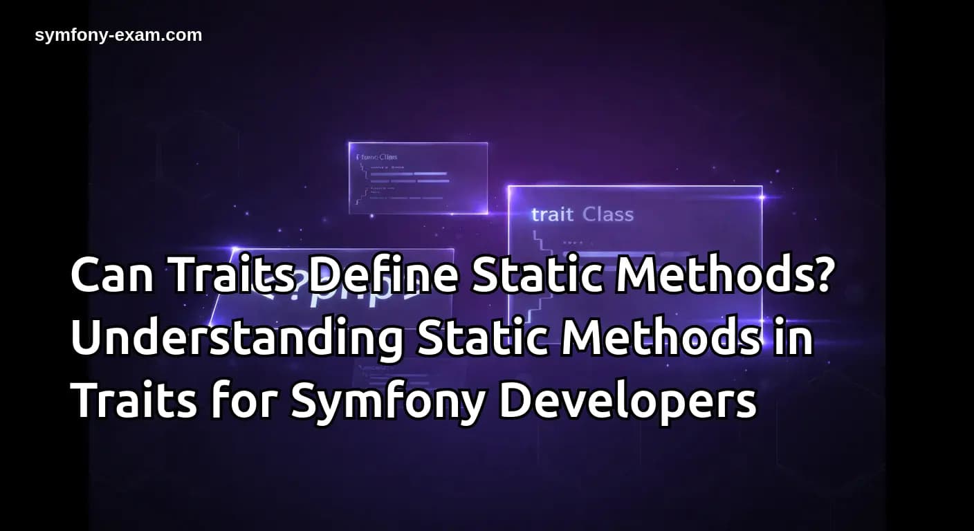Master Static Methods in PHP Traits for Symfony