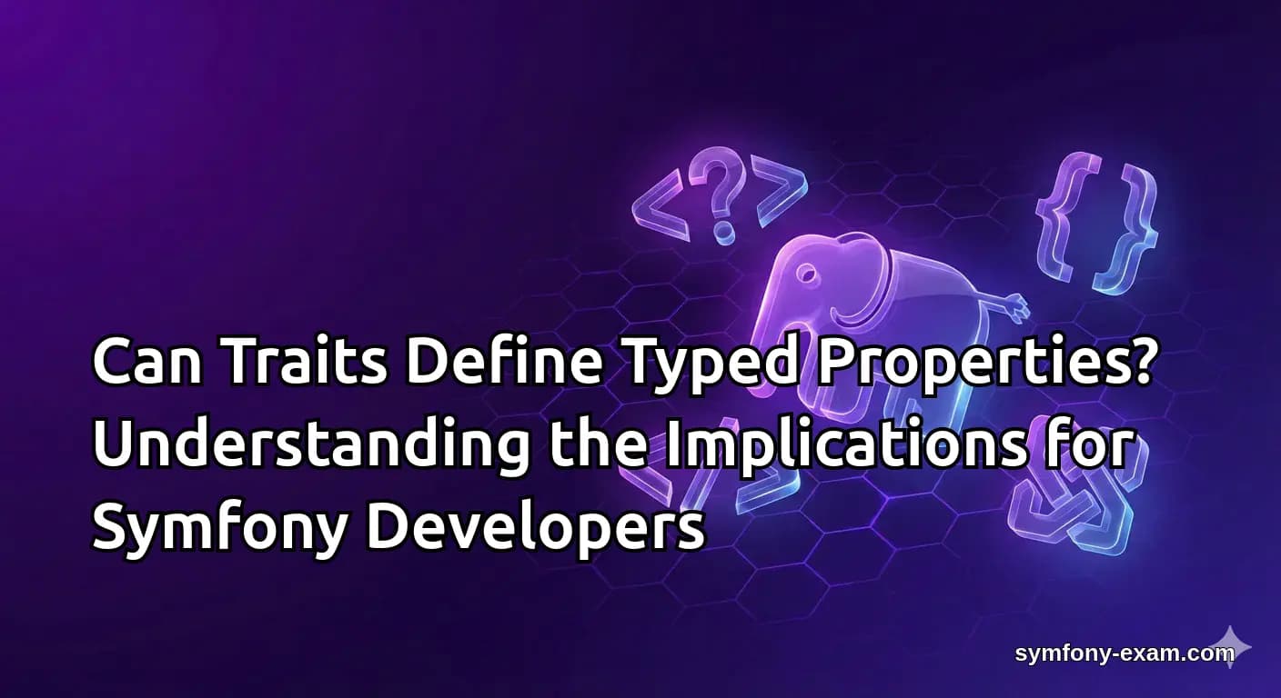 Defining Typed Properties with Traits in Symfony