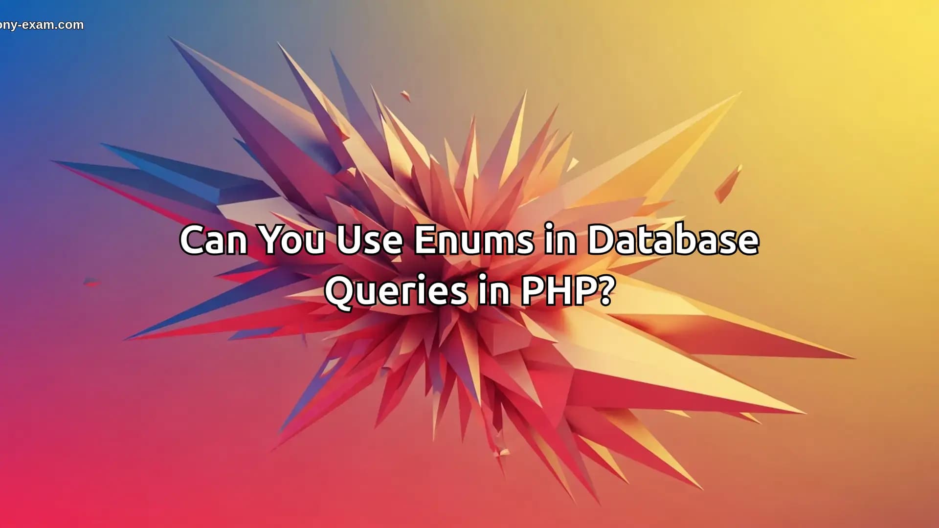 Can You Use Enums in Database Queries in PHP?