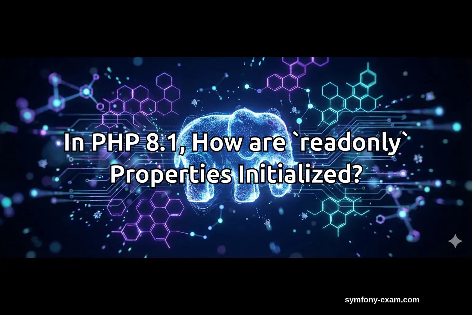 In PHP 8.1, How are `readonly` Properties Initialized?