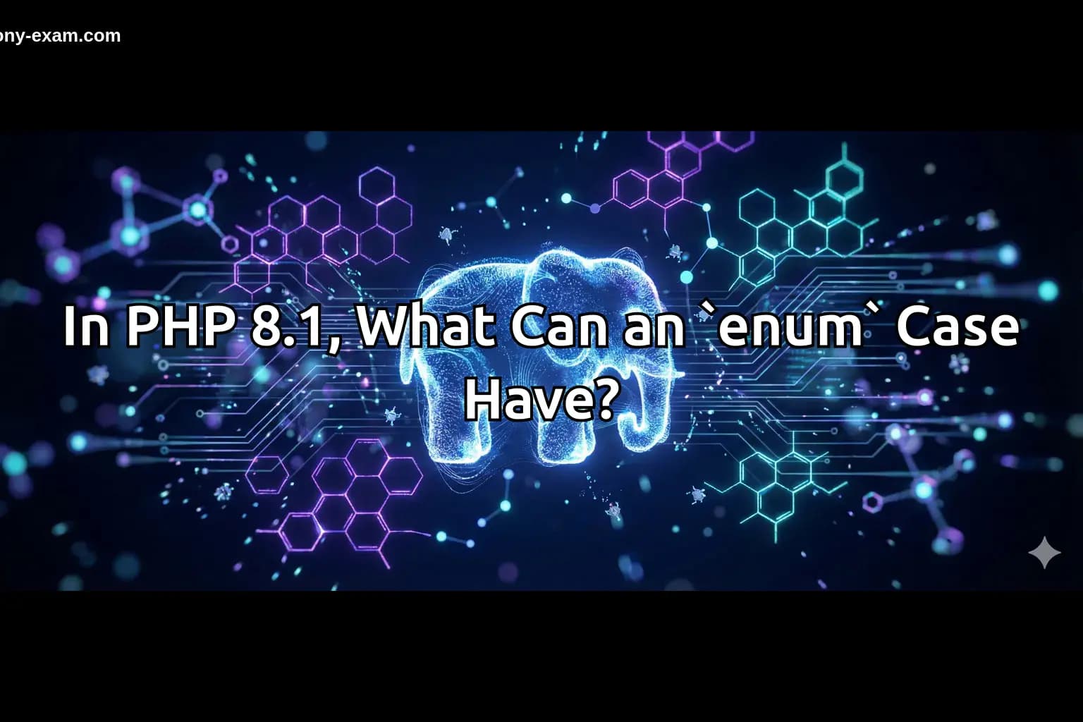 In PHP 8.1, What Can an `enum` Case Have?