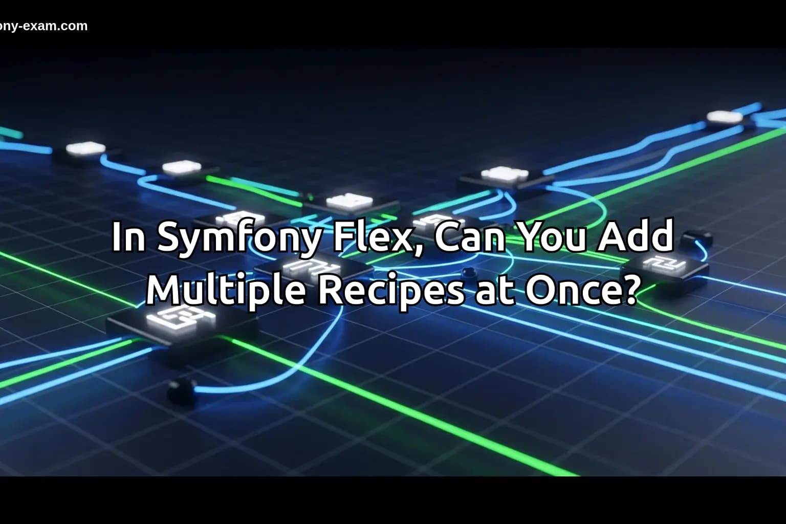 In Symfony Flex, Can You Add Multiple Recipes at Once?