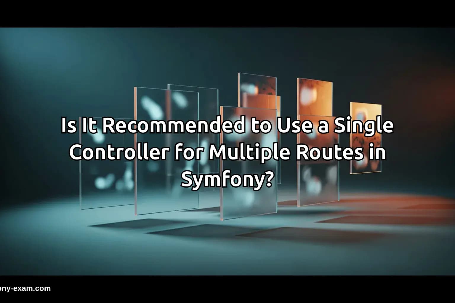 Is It Recommended to Use a Single Controller for Multiple Routes in Symfony?