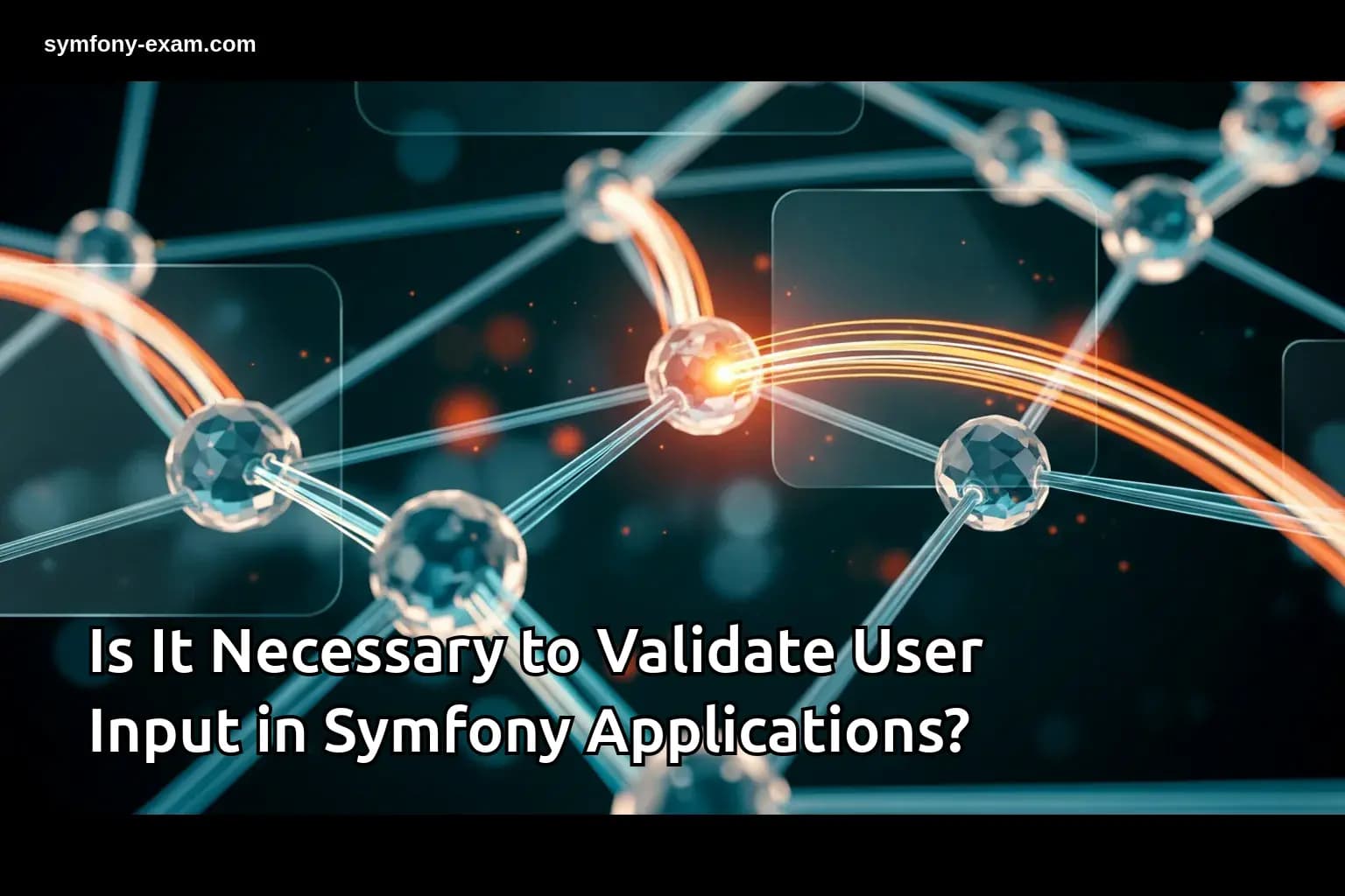 Is It Necessary to Validate User Input in Symfony Applications?
