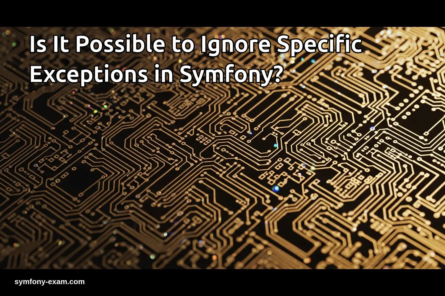 Is It Possible to Ignore Specific Exceptions in Symfony?