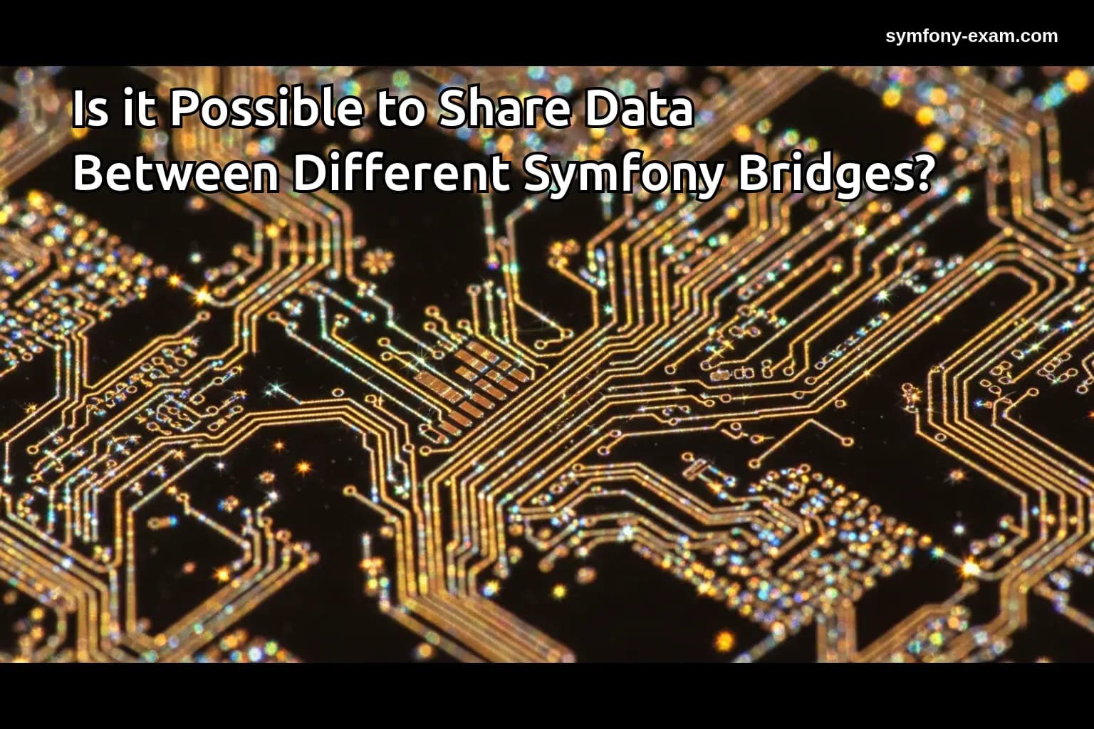 Is it Possible to Share Data Between Different Symfony Bridges?