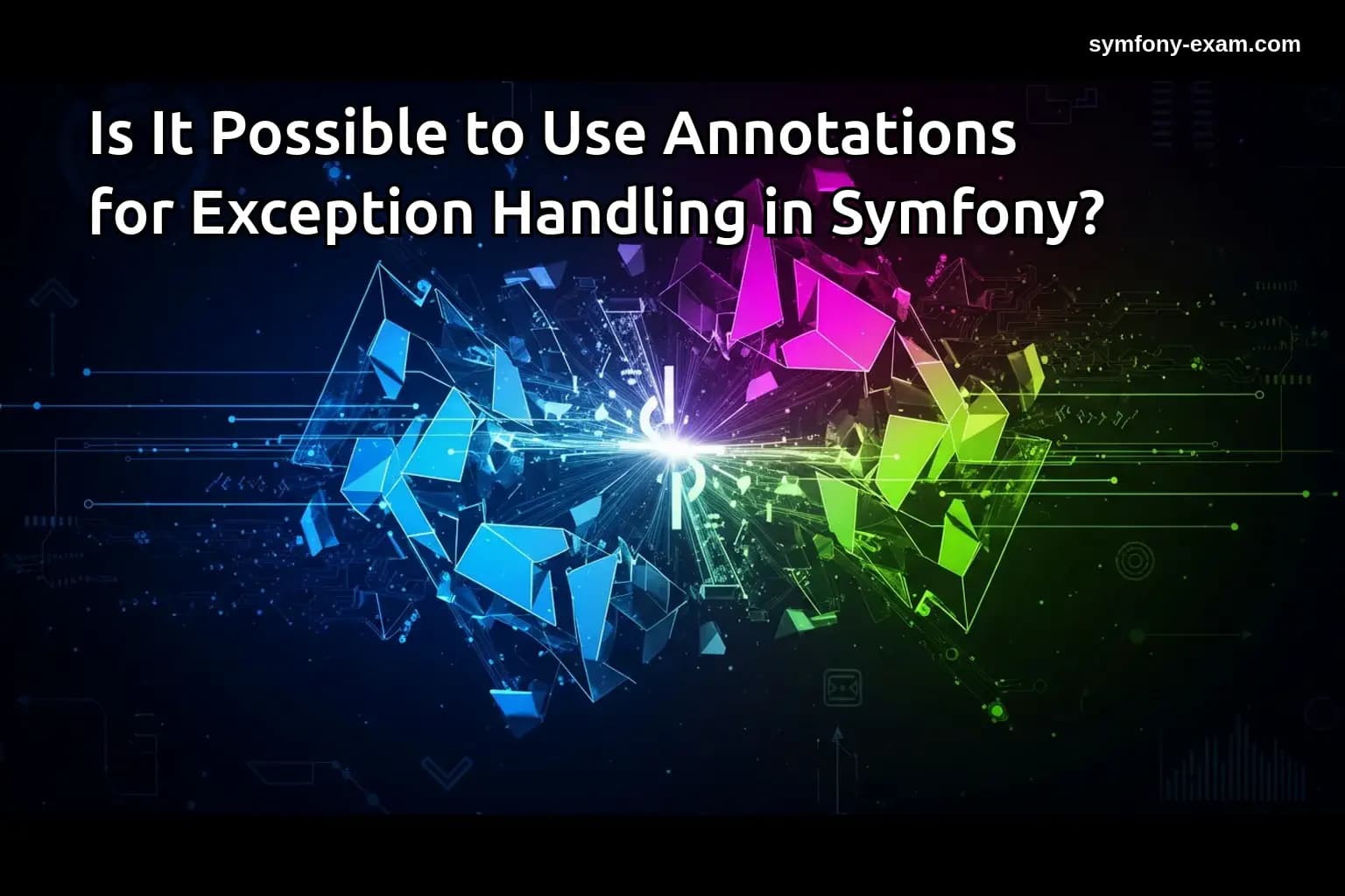 Is It Possible to Use Annotations for Exception Handling in Symfony?