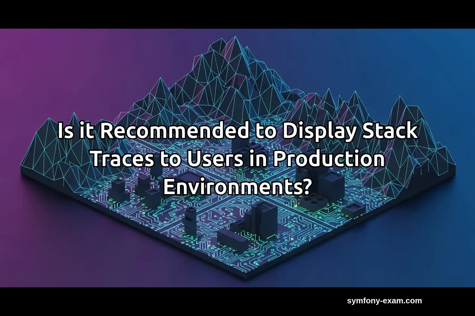 Is it Recommended to Display Stack Traces to Users in Production Environments?