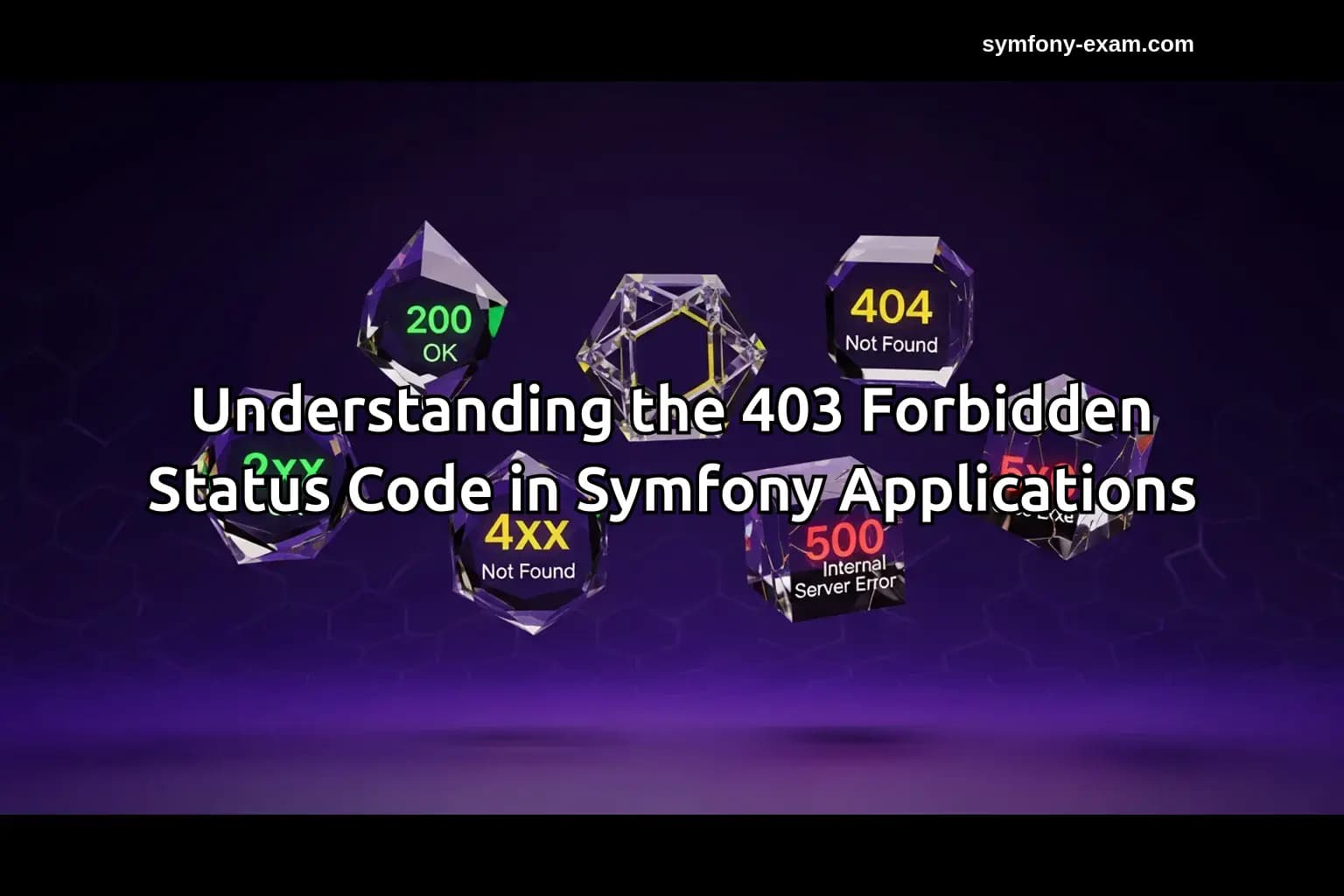 the 403 Forbidden Status Code in Symfony Applications
