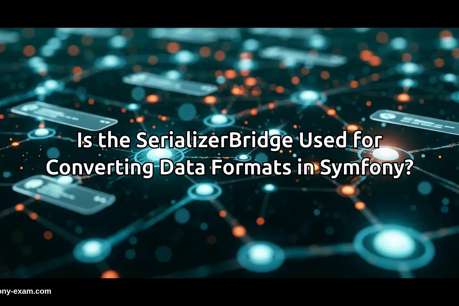 Is the SerializerBridge Used for Converting Data Formats in Symfony?