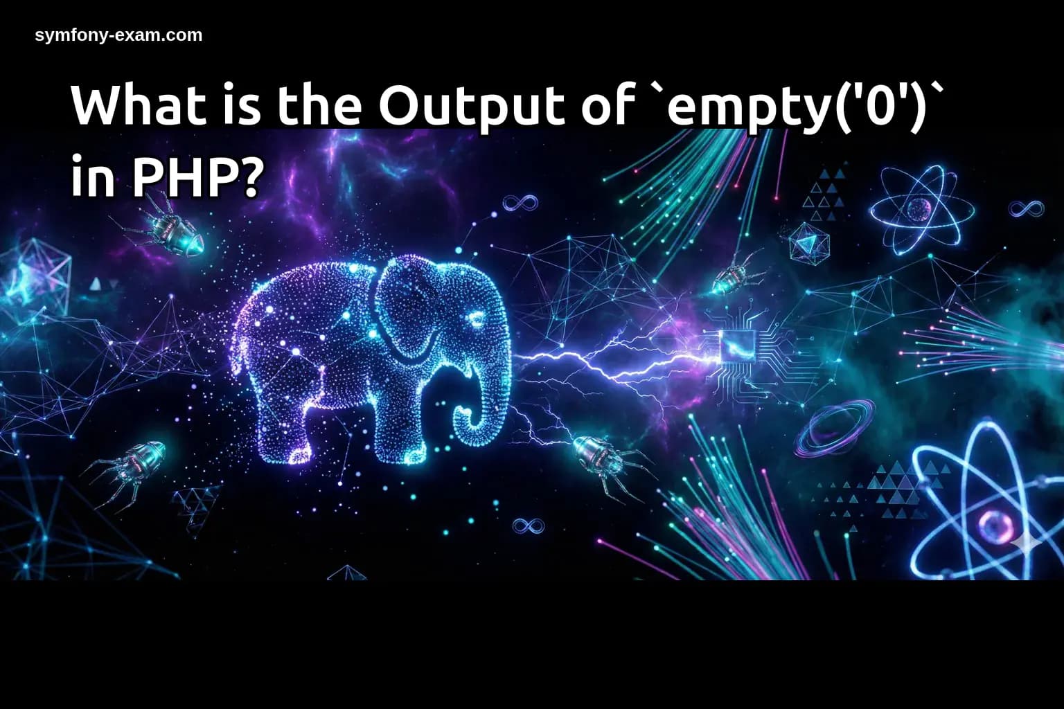 What is the Output of `empty('0')` in PHP?