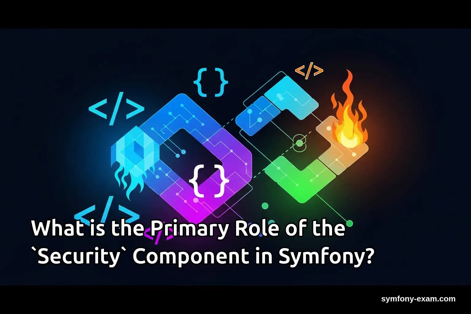 What is the Primary Role of the `Security` Component in Symfony?