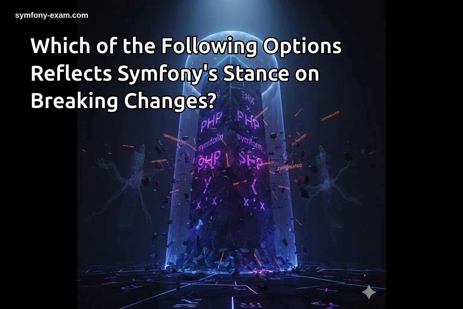 Which of the Following Options Reflects Symfony's Stance on Breaking Changes?