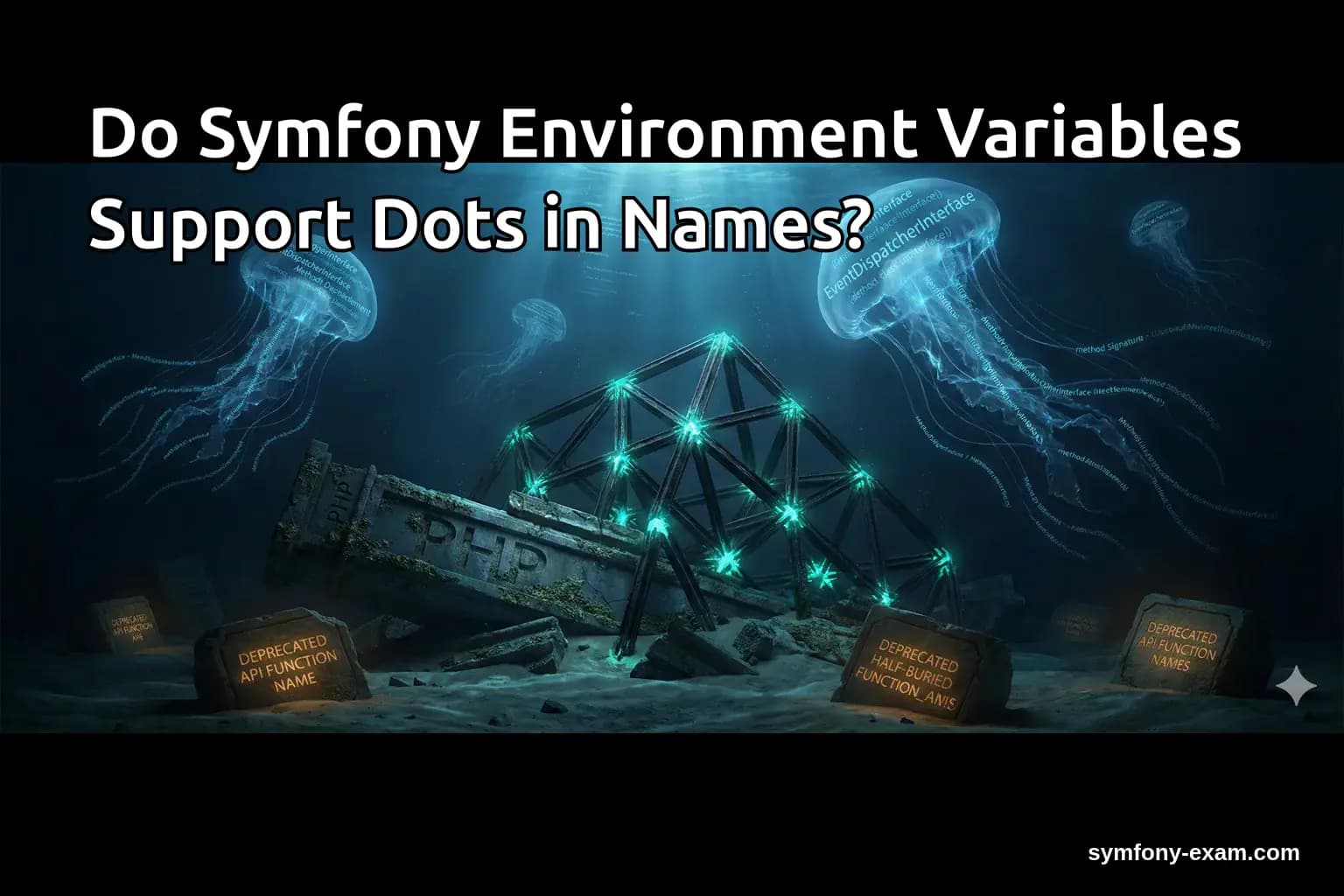 Do Symfony Environment Variables Support Dots in Names?