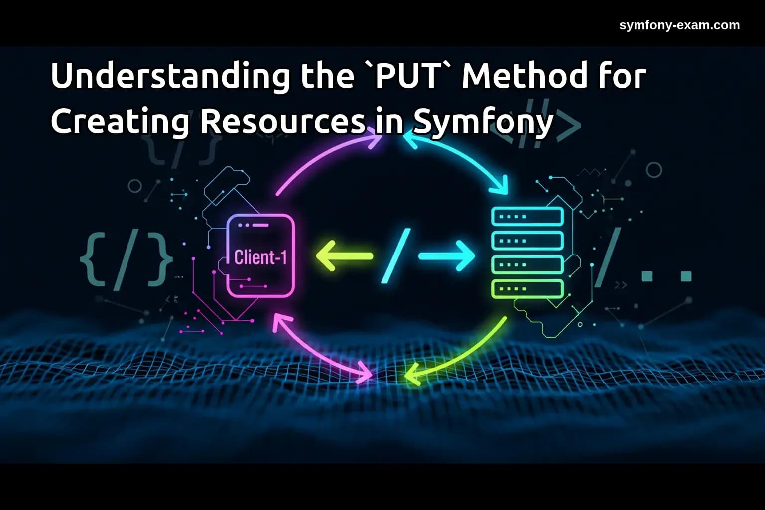 the `PUT` Method for Creating Resources in Symfony