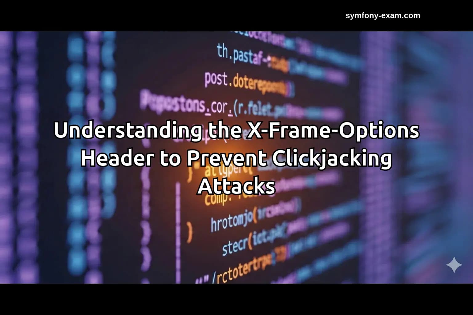 Prevent Clickjacking with X-Frame-Options in Symfony