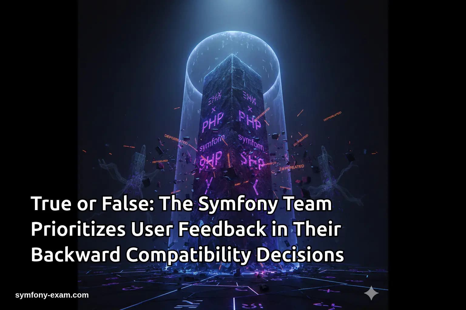 True or False: The Symfony Team Prioritizes User Feedback in Their Backward Compatibility Decisions