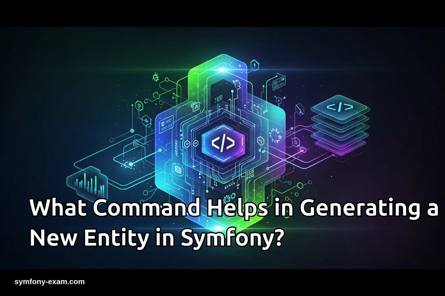 What Command Helps in Generating a New Entity in Symfony?