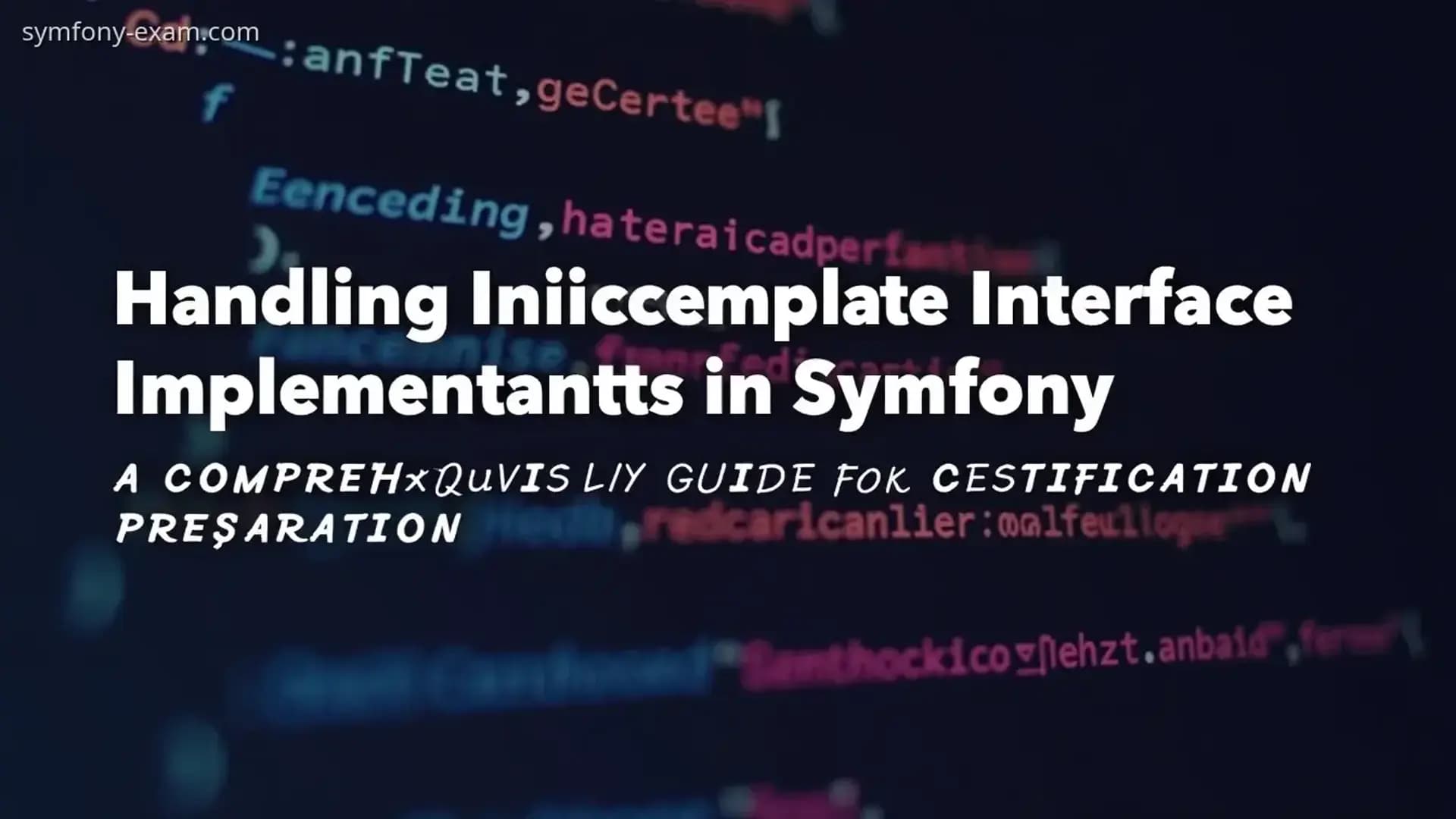 Master Symfony: Complete Interface Implementations