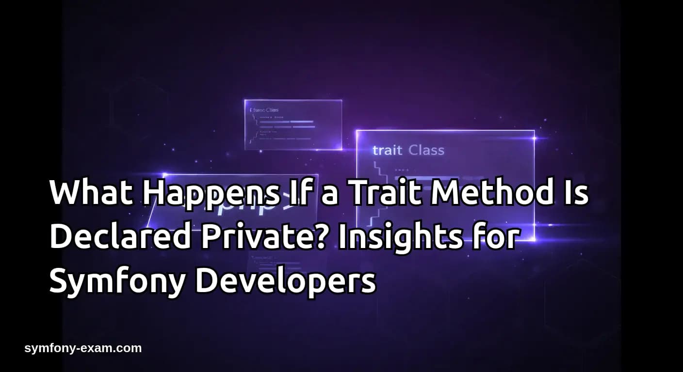 Understanding Private Methods in PHP Traits