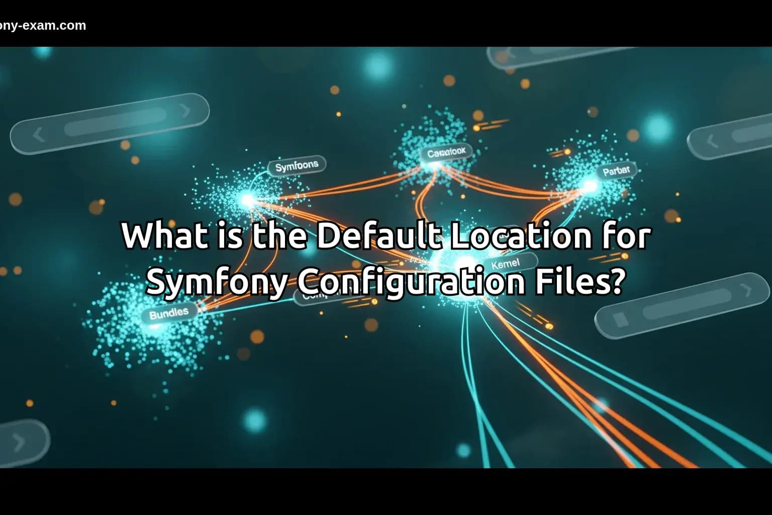 What is the Default Location for Symfony Configuration Files?