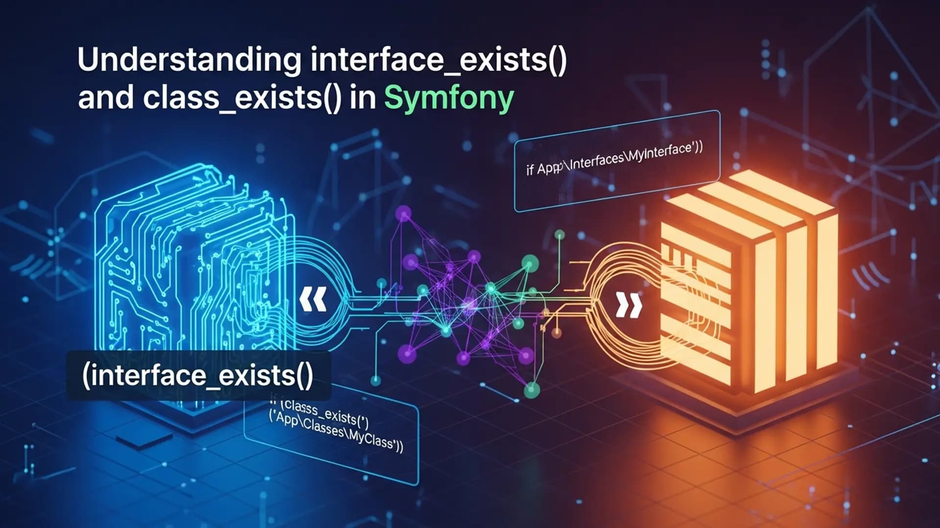 interface_exists() and class_exists() in Symfony