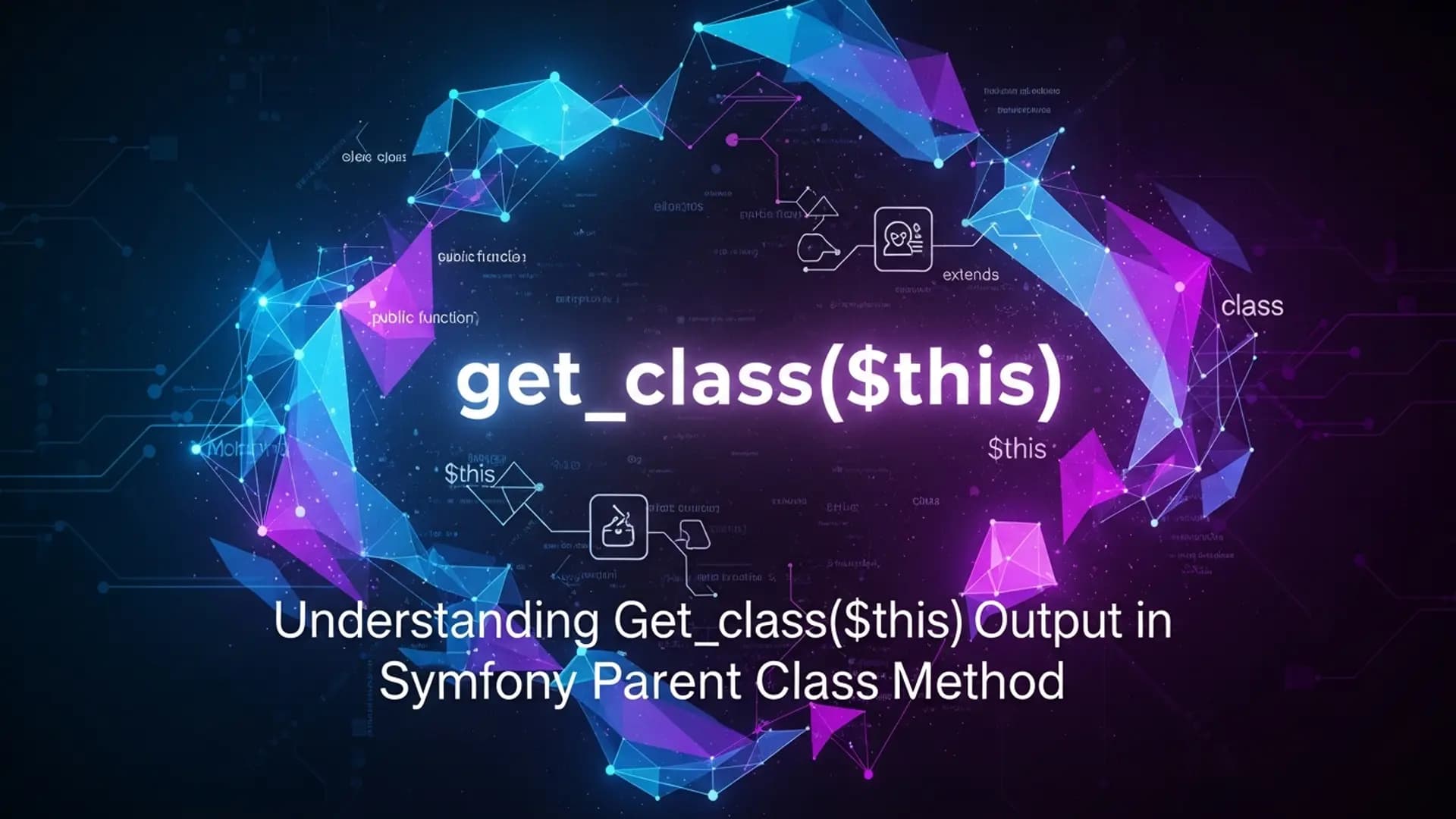 get_class($this) Output in Symfony Parent Class Method