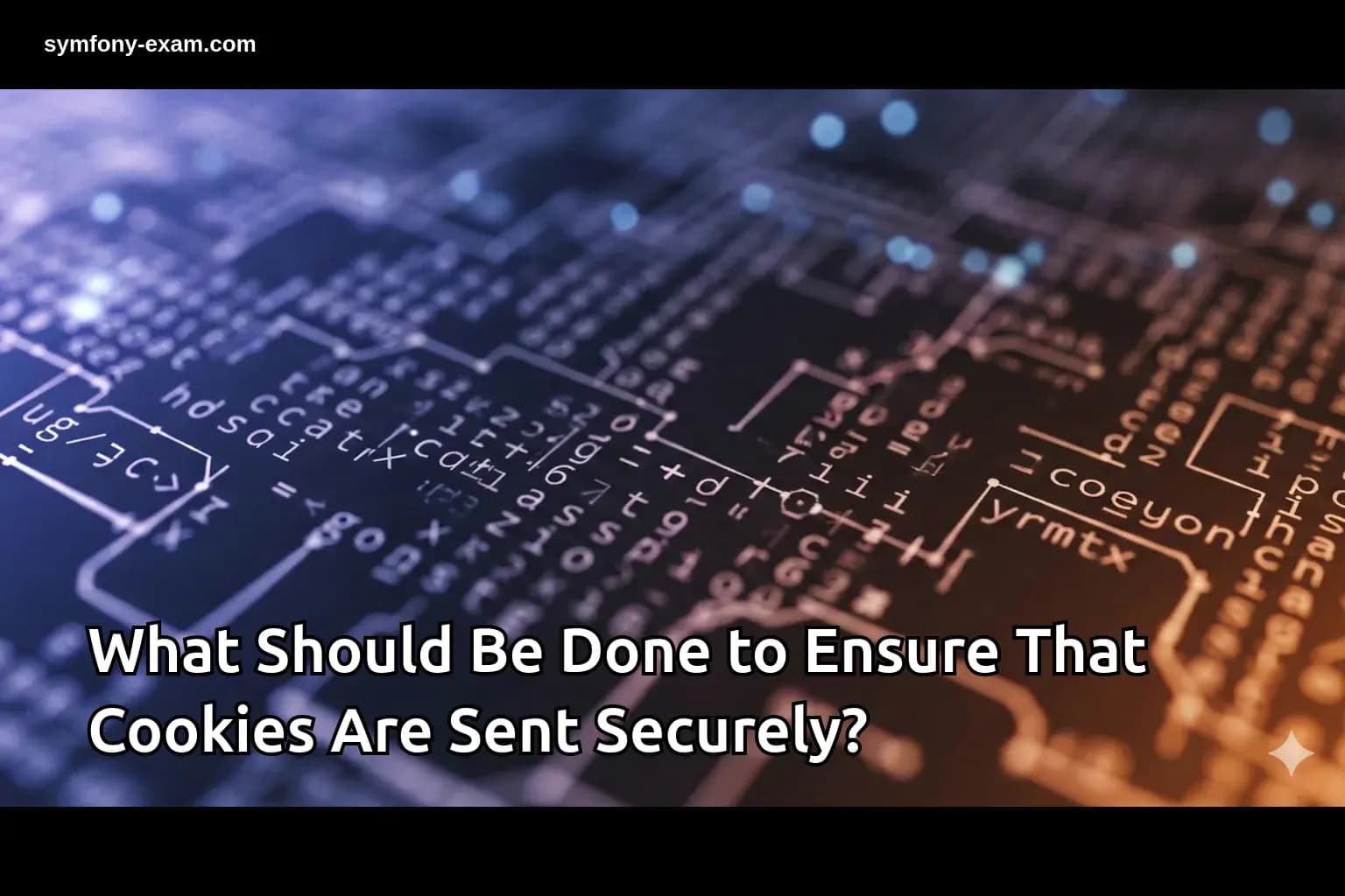 Secure Cookie Practices for Symfony Certification