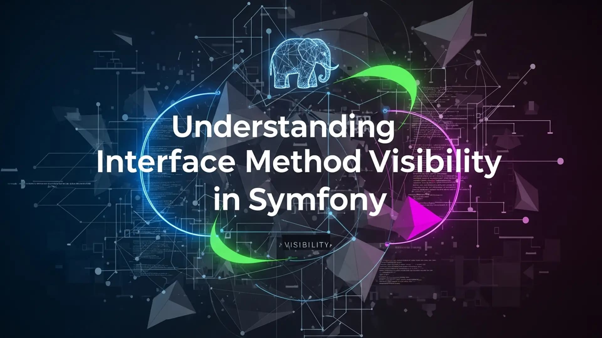 Interface Method Visibility in Symfony