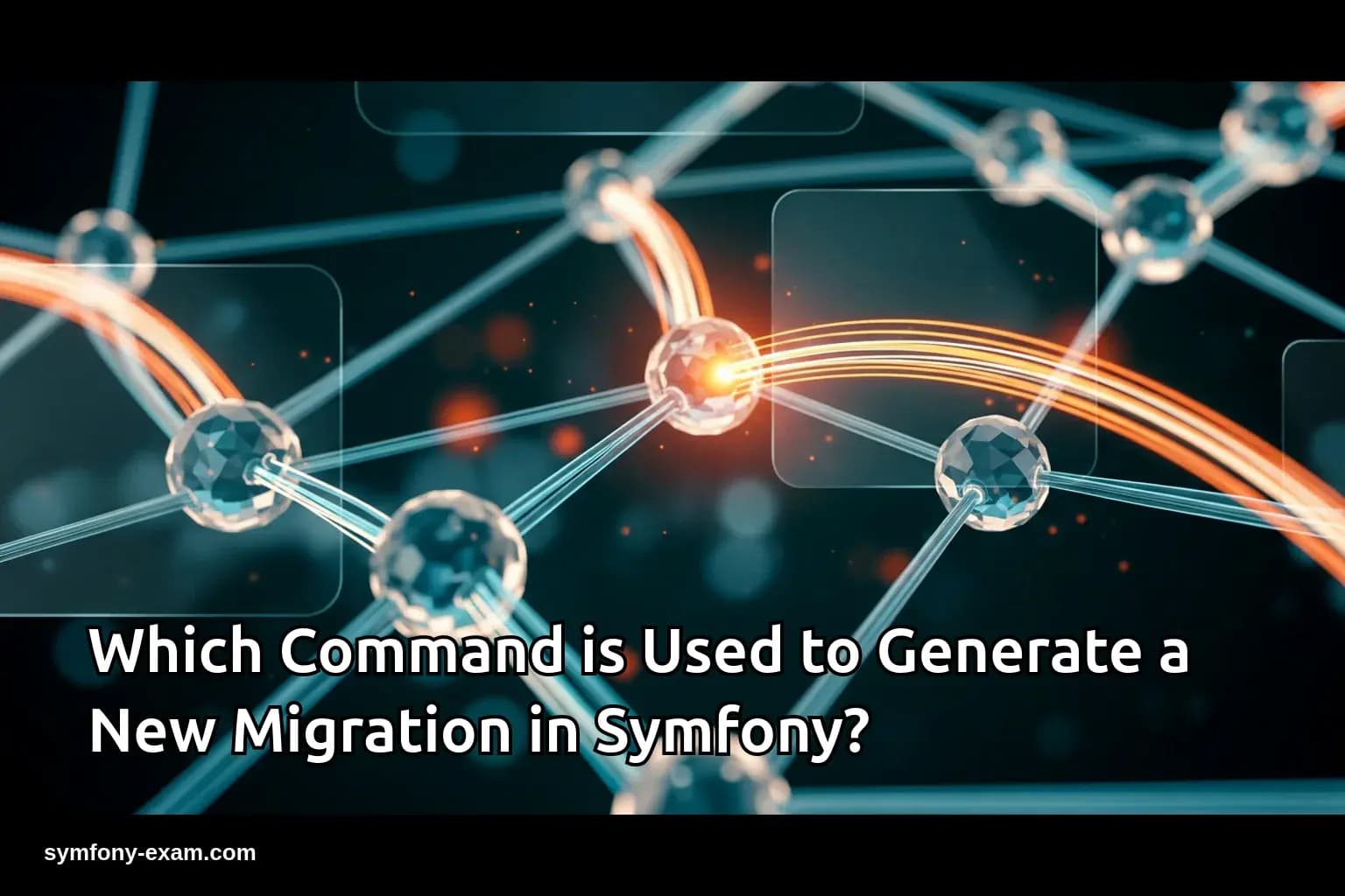 Which Command is Used to Generate a New Migration in Symfony?