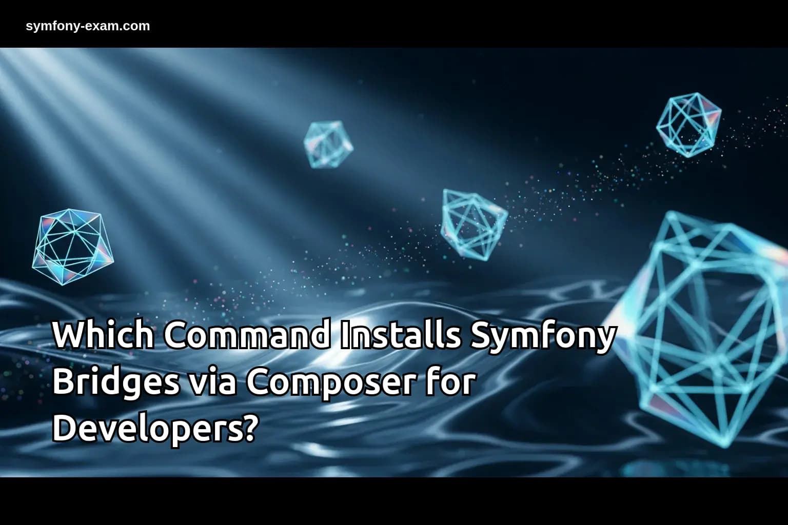 Which Command Installs Symfony Bridges via Composer for Developers?