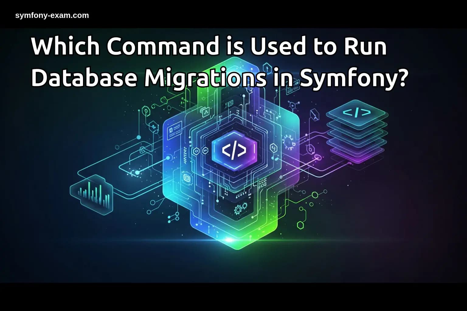 Which Command is Used to Run Database Migrations in Symfony?