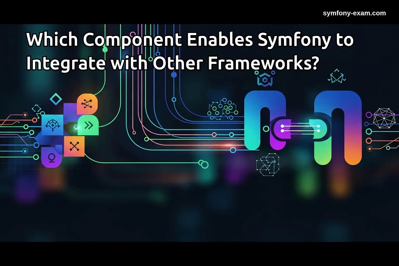 Which Component Enables Symfony to Integrate with Other Frameworks?