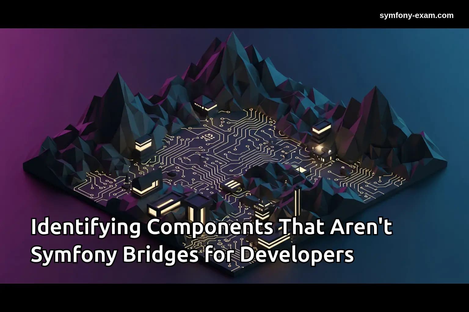 Identifying Components That Aren't Symfony Bridges for Developers
