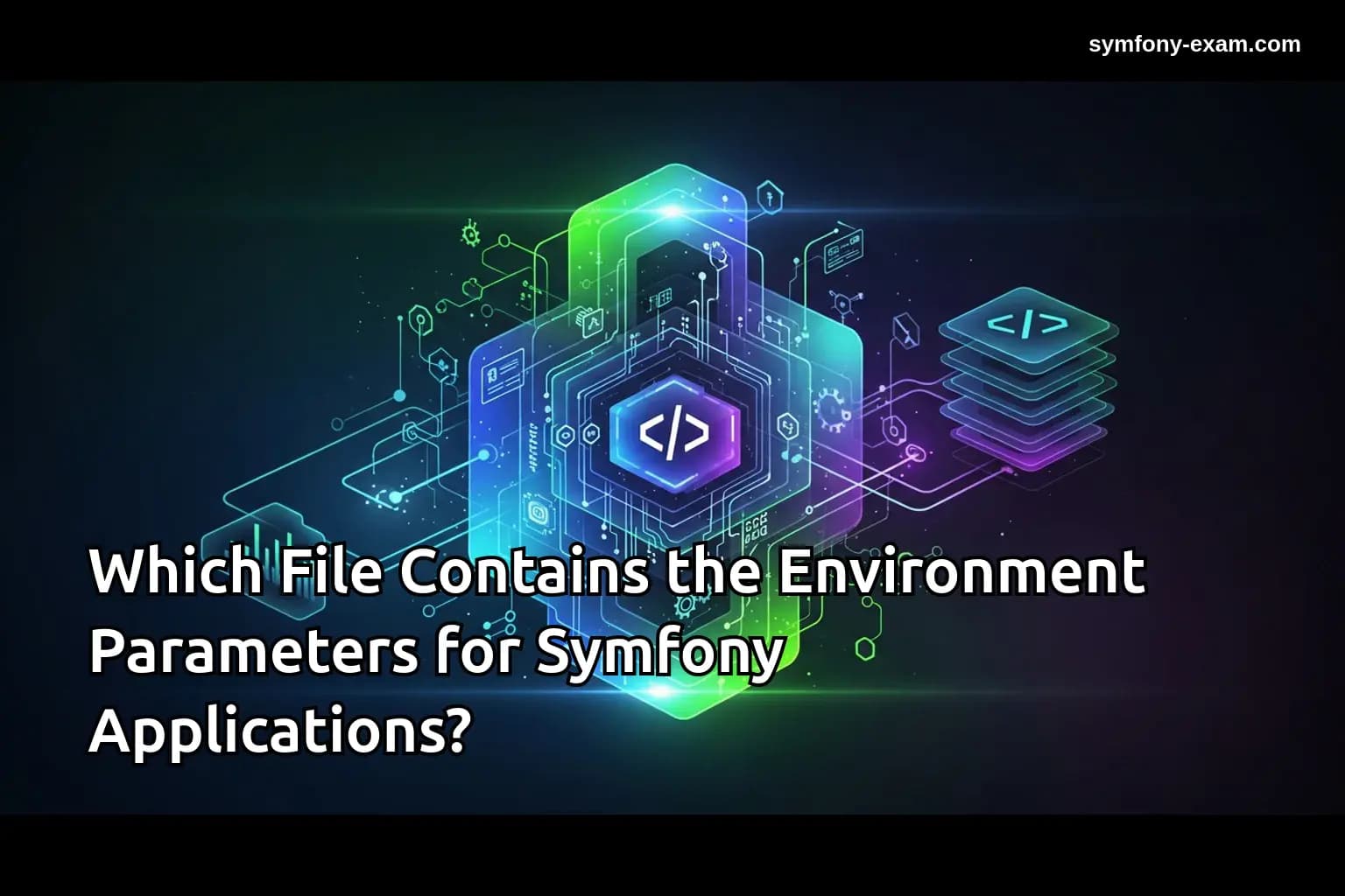 Which File Contains the Environment Parameters for Symfony Applications?