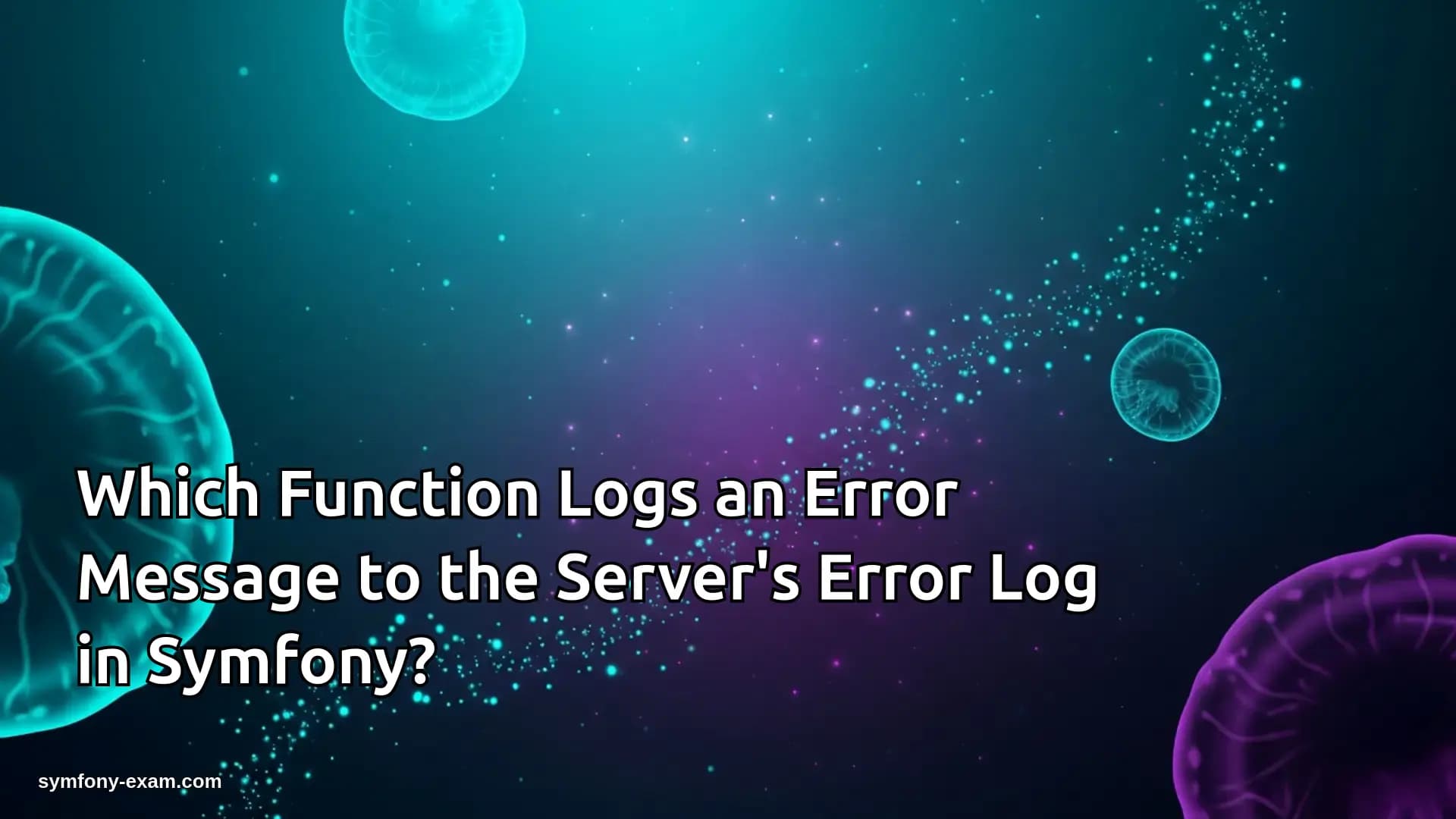 Master Error Logging for Symfony Certification Success
