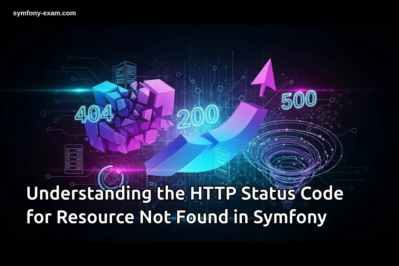 the HTTP Status Code for Resource Not Found in Symfony