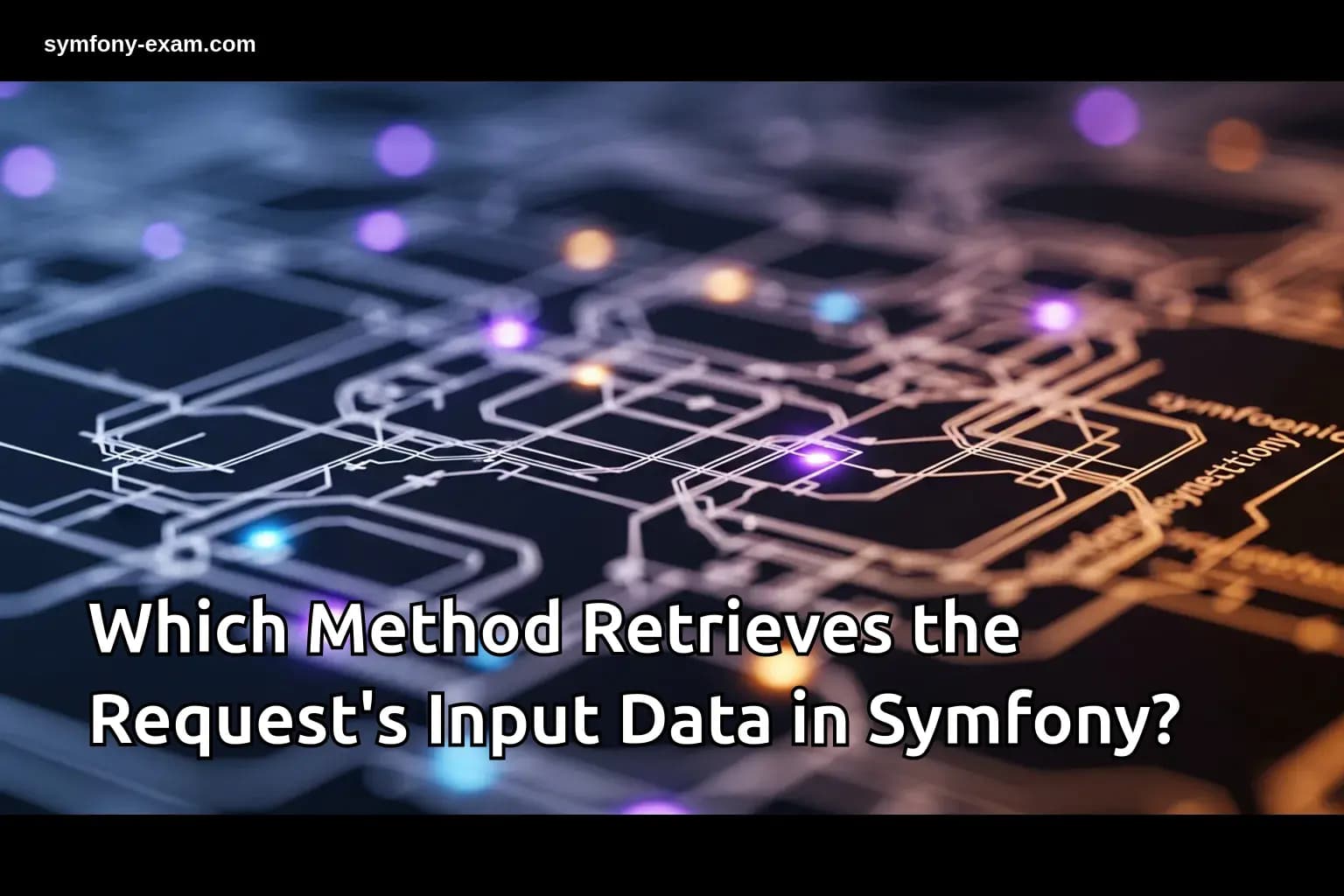 Which Method Retrieves the Request's Input Data in Symfony?
