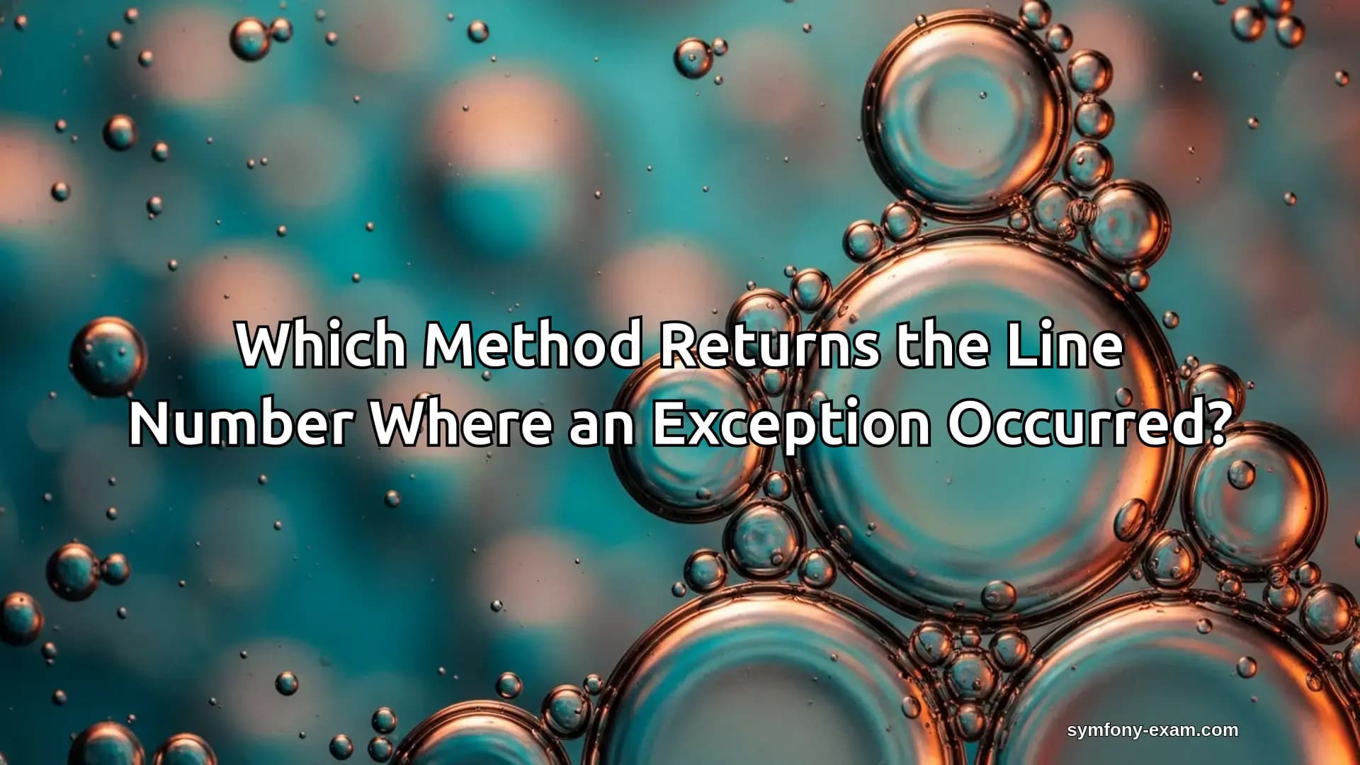 Mastering Exception Line Numbers in Symfony Debugging