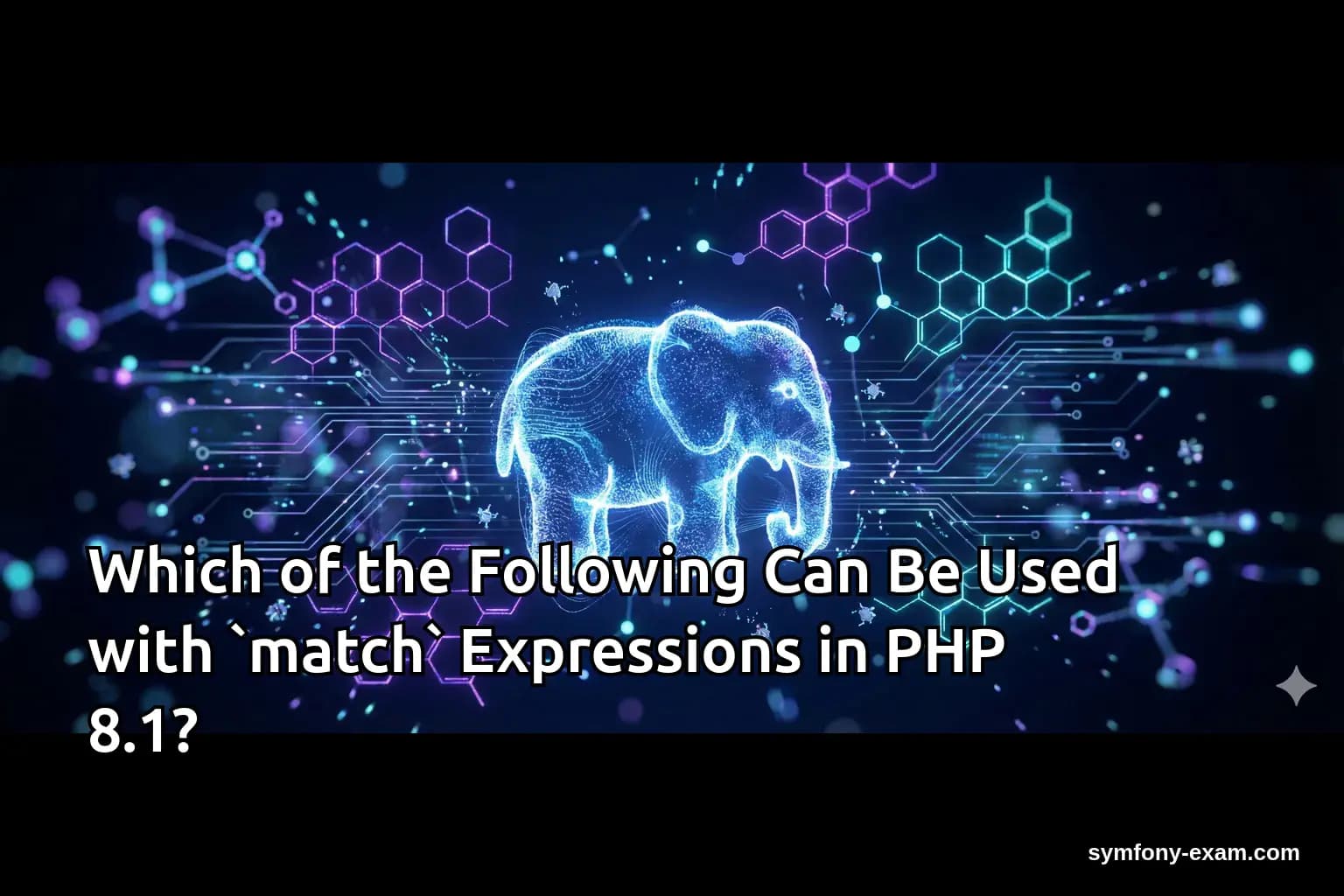 Which of the Following Can Be Used with `match` Expressions in PHP 8.1?