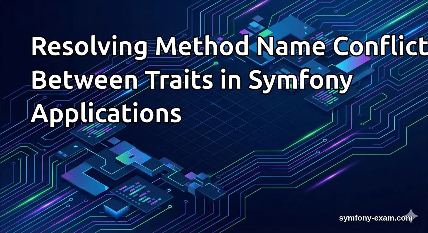 Resolving Method Name Conflicts Between Traits Applications
