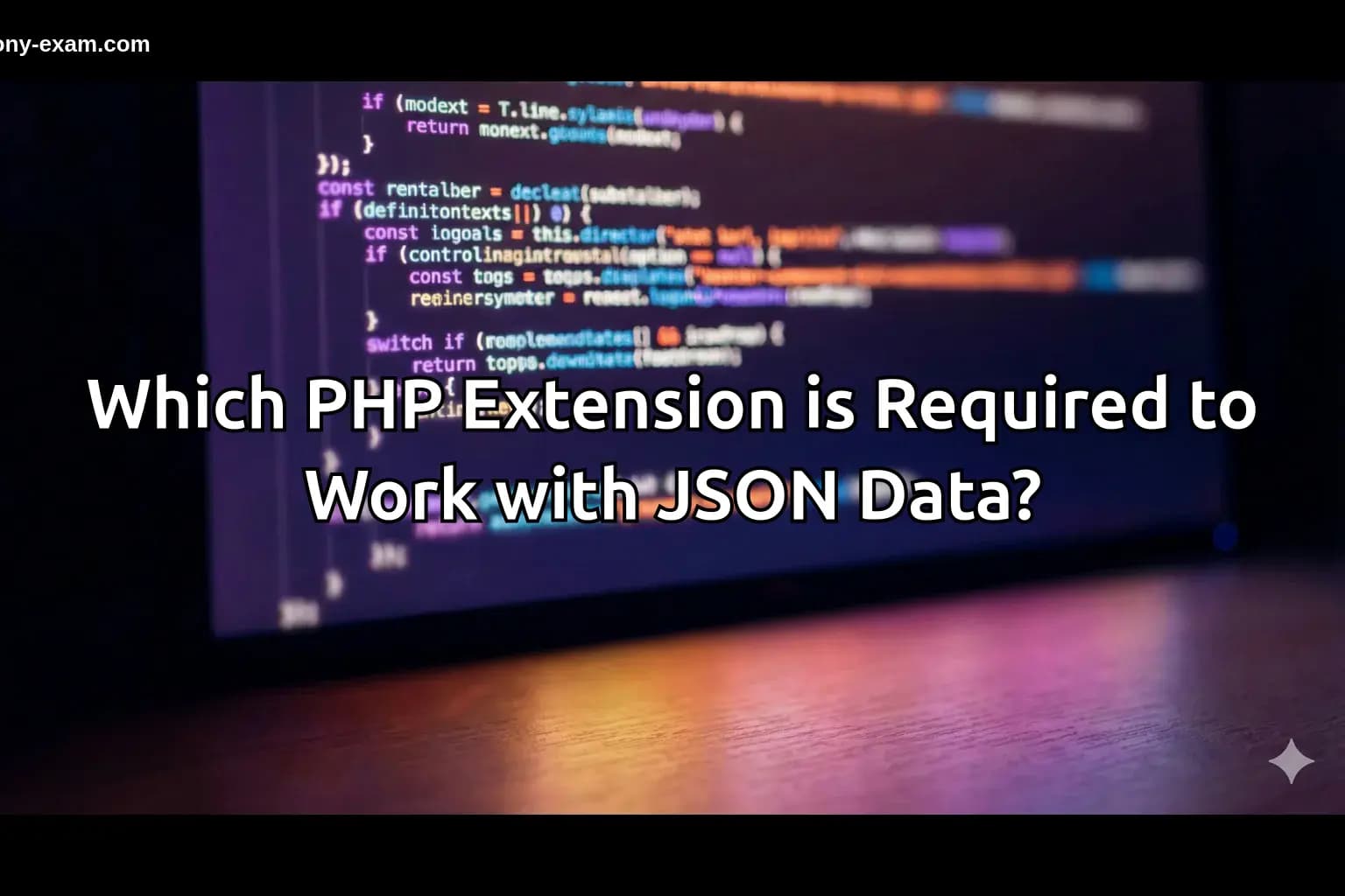 Which PHP Extension is Required to Work with JSON Data?
