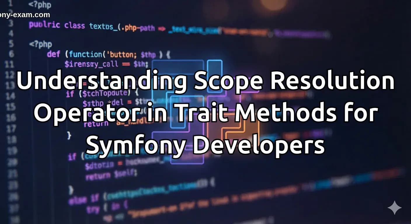 Scope Resolution Operator in Trait Methods